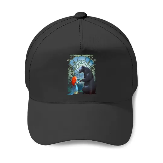 Discover Disney Pixar Brave Merida And Bear Profile Portrait Baseball Caps