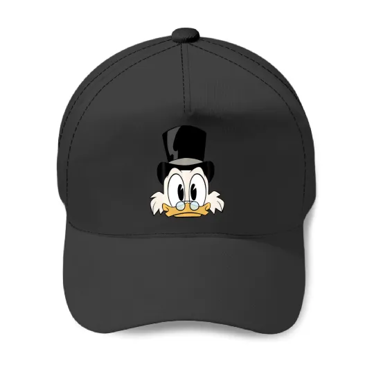 Disney Ducktales Scrooge Mcduck Big Face Baseball Caps