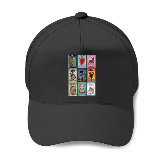 Discover Disneyss Pixars Coco Epic Loteria Cards Big Chest Vintages Logo Baseball Caps