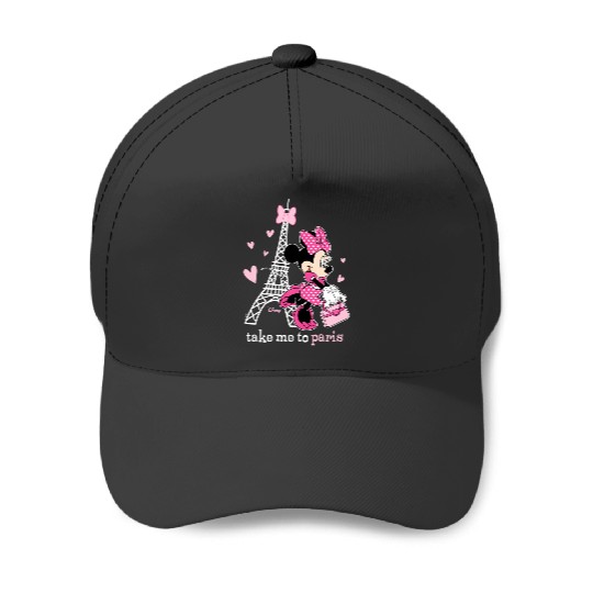 Discover Disney - Minnie Take Me To Paris Baseball Caps