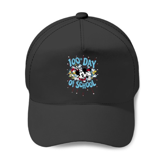 Discover Disney Mickey Friends Group Shot 100Th Day Of School Baseball Caps