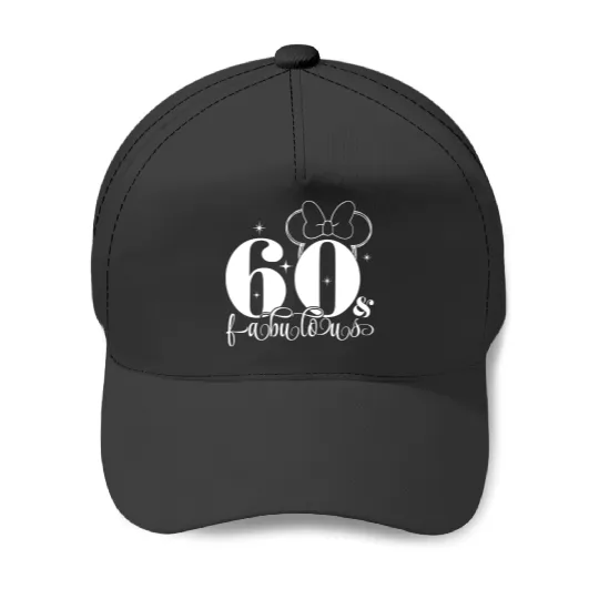60th Birthday Baseball Caps, Disney Birthday Baseball Caps, Custom Birthday Baseball Caps