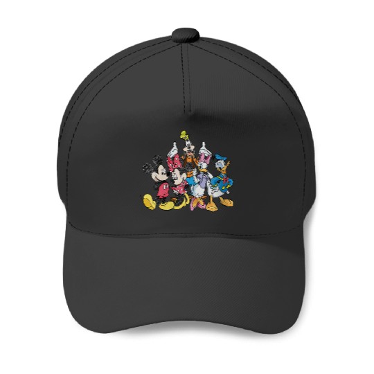 Discover Womens Disney Mickey Mouse and Friends VNeck Baseball Caps