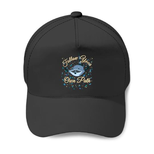 Disney Pocahontas Meeko Follow Your Own Path Text Baseball Caps