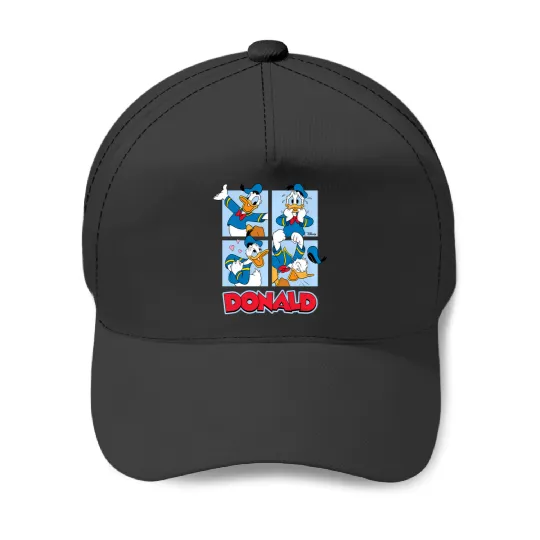Disney - Donald Duck Grid Baseball Caps