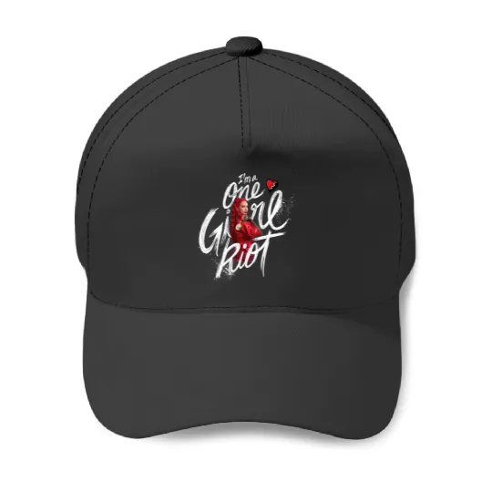 Disney Descendants The Rise Of Red I'm A One Girl Riot Red Baseball Caps
