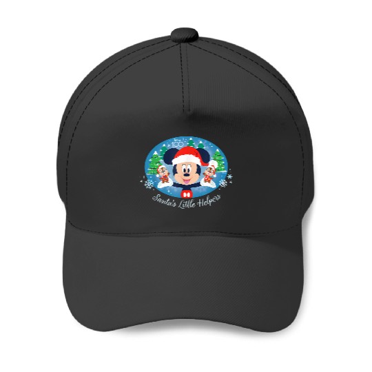 Discover Disney 100 Mickey Chip Dale Santa’s Little Helpers Christmas Baseball Caps