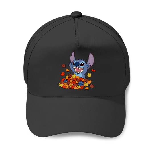 Discover Disney Lilo Stitch Autumn Leaves Stitch Baseball Caps