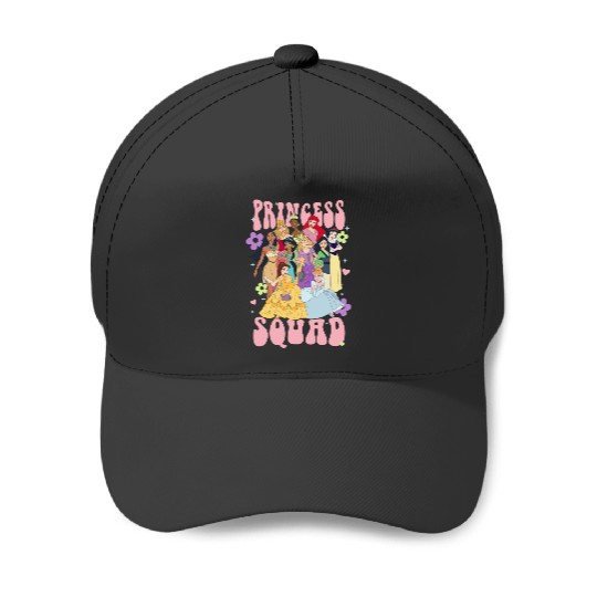 Discover Disney Princess Epic Princess Squad Girl Power Floral Poster Epic Baseball Caps
