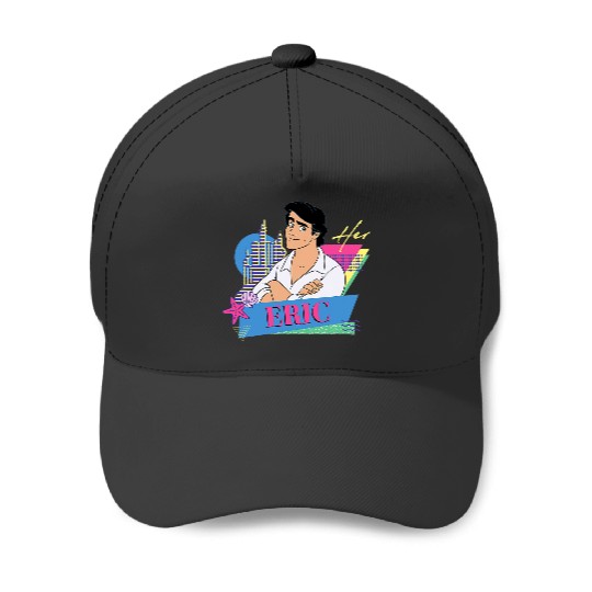 Discover Disney The Little Mermaid Retro Couples Matching Her Eric Baseball Caps