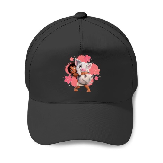 Discover Disney Moana 2 Little Sister Simea and Pua Island Friends Baseball Caps