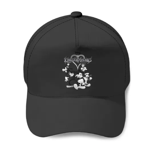 Disney Kingdom Hearts Retro Vintage Bw Sora Disney Crew Baseball Caps