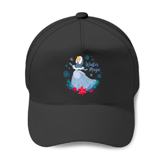 Discover Disney Princess Cinde Holiday Christmas Winter Magic Baseball Caps