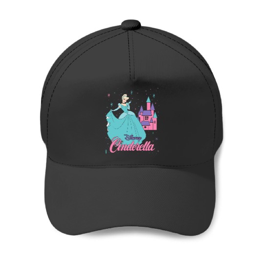 Disney Princess Cinde Retro 90s Long Sleeve Baseball Caps