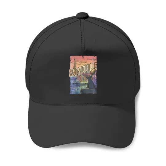 Discover Disney Pixar Ratatouille Remy City View Poster Baseball Caps