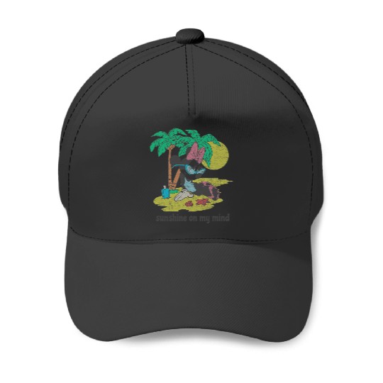Discover Disney Minnie Mouse Tropical Sunshine On My Mind Retro Baseball Caps