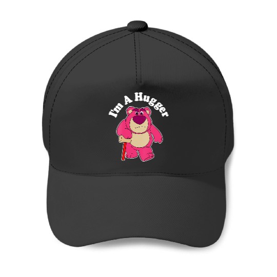 Disney Pixar Toy Story Lotso Bear I'm a Hugger Vintage V-Neck Baseball Caps