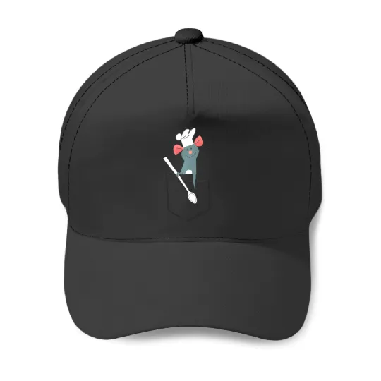 Disney Pixar Ratatouille Remy Small Pocket Chef Baseball Caps