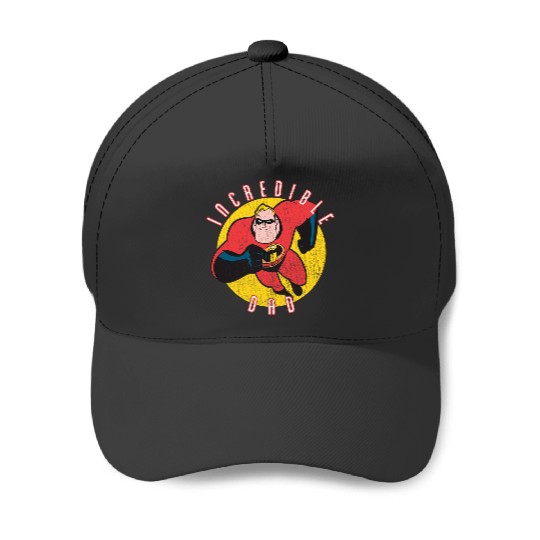 Discover Disney Pixar The Incredibles Father's Day Incredible Retro Long Sleeve Baseball Caps