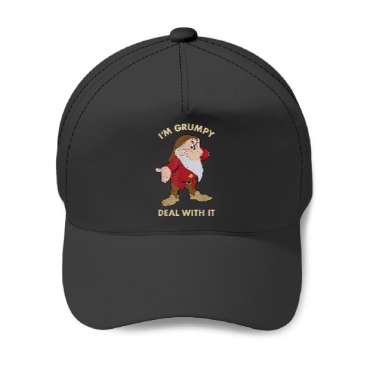 Discover Disney Snow White I'm Grumpy Deal With It Portrait Baseball Caps