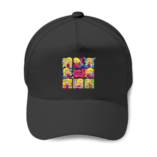 Disney Lizzy McGuire Multi Lizzie's Moods Big Chest Panels Baseball Caps