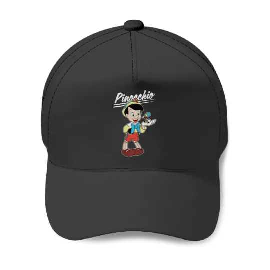 Disney Pinocchio And Jiminy Cricket Baseball Caps