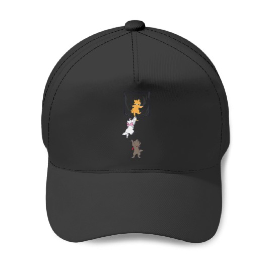 disney aristocats kitten pocket Baseball Caps