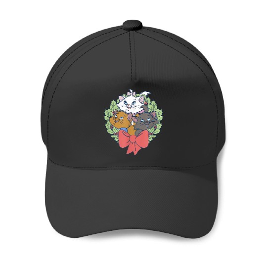 Discover Disney Christmas The Aristocats Wreath Baseball Caps