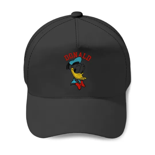 Discover Disney Mickey And Friends Donald Duck Happy Big Face Baseball Caps