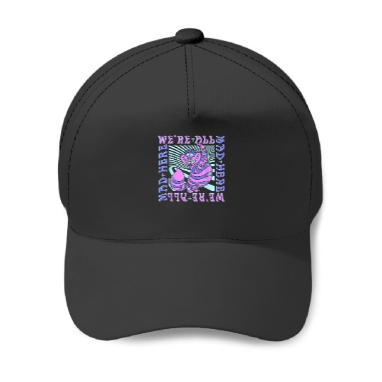 Discover Disney Alice In Wonderland Cheshire Cat Were All Baseball Caps