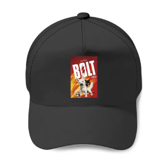 Discover Disney Bolt Poster Baseball Caps