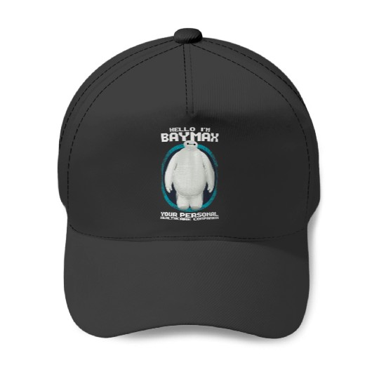 Disney Big Hero 6 Hello Im Baymax Graphic TShirt Baseball Caps