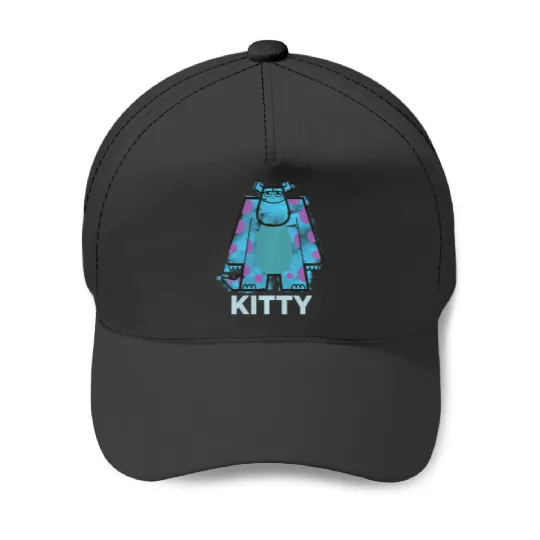 Disney Monsters Inc. Sulley Kitty Color Chalk Graphic Hoodie Baseball Caps