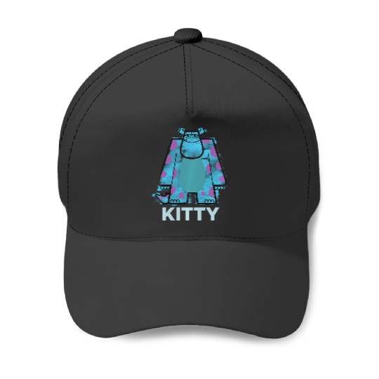 Disney Monsters Inc. Sulley Kitty Color Chalk Graphic Hoodie Baseball Caps