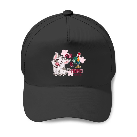 Disneyss Moana 2 Pua Hei Hei Tropical Duo Baseball Caps