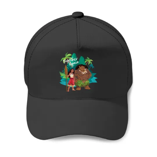 Discover Disneyss Moana 2 Moana And Maui Together Again Baseball Caps
