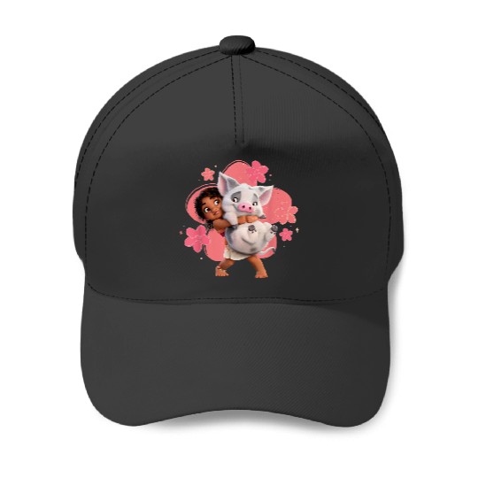 Disneyss Moana 2 Little Sister Simea And Pua Island Friends Baseball Caps