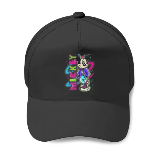 Disney Mickey Mouse Airbrush Baseball Caps
