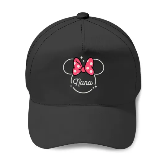 Disney Minnie Mouse Nana Grandma Icon Magic Moth Baseball Caps