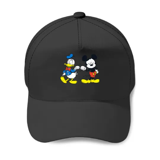 Discover Disney Mickey Mouse and Donald Duck Best Friends Baseball Caps