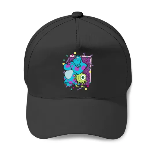 Disney Pixarss Monsters Inc. Sulley and Mike 90s Retro Hoodie Pullover Hoodie Baseball Caps