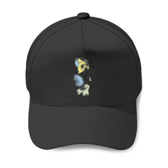 Disney Peter Pan Tinkerbell Airbrush Style Sketc Baseball Caps
