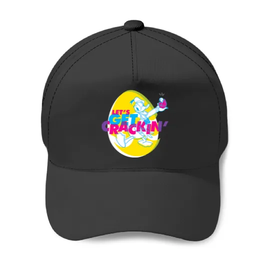 Disney Donald Duck Easter Let’s Get Crackin’ Spring Holiday Baseball Caps