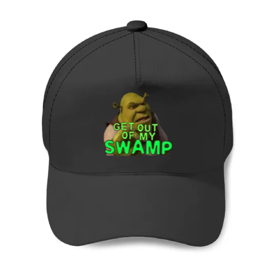 GET OUT OF MY SWAMP  SHREK  ACCESSORIES  : Shrek Same Swamp Forever , Shrek Shirt, Disney Fiona Princess , Shrek,Shrek Baseball Caps