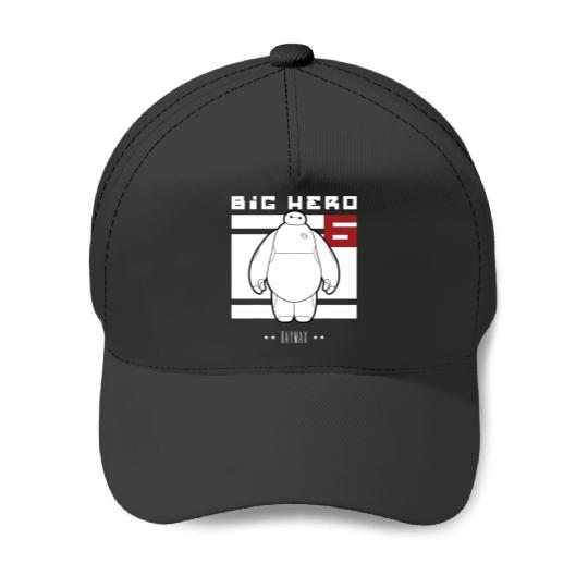 Disney Big Hero 6 Baymax All White Flag Baseball Caps
