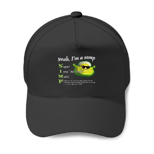 Yeah Im a SIMP Shrek Smash Mouth All Star Meme  : Shrek Same Swamp Forever , Shrek Shirt, Disney Fiona Princess , Shrek,Shrek Baseball Caps