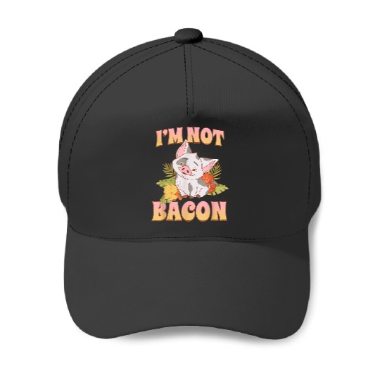 Disneyss Moana 2 Pua I'm Not Bacon Tropical Panel Baseball Caps