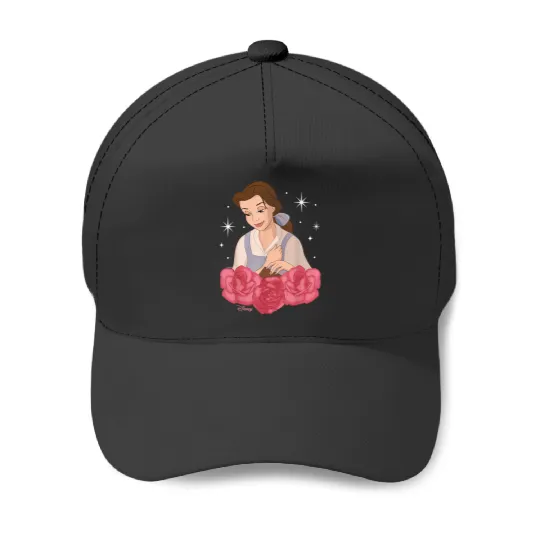 Disney Princess Belle Beauty And The Beast Roses Baseball Caps