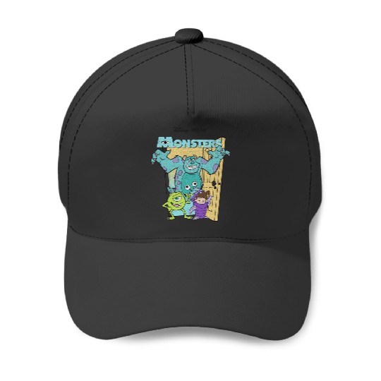 Disney Pixarss Monsters Inc. Mike Sully Boo Group Sweatshirt Baseball Caps