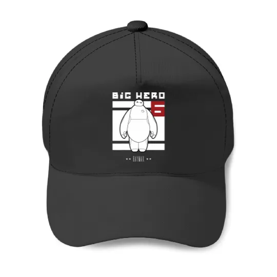 Disney Big Hero 6 Baymax All White Flag Baseball Caps